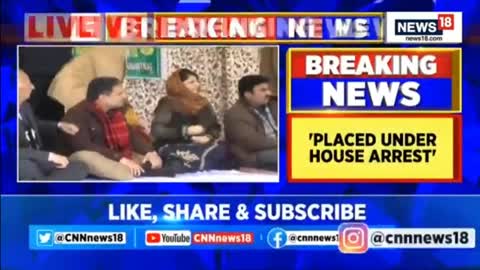 Jammu And Kashmir - Placed Under House Arrest- Mehbooba Mufti Claims - Srinagar News - English News