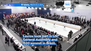 Lavrov and Blinken trade blame for Ukraine war escalation at OSCE meeting in Malta