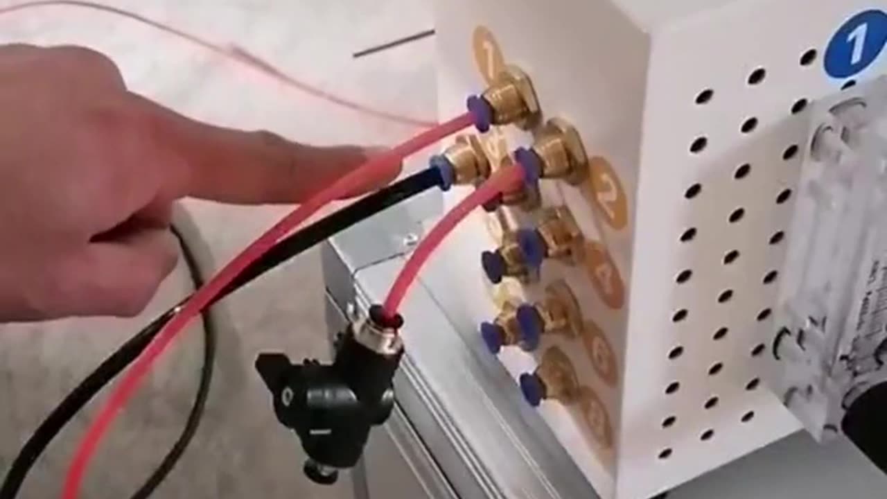 Insulating glass cnc gas filling machine #cnc #gasfilling #glass #cnc