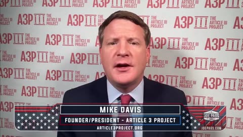Mike Davis: "The election on November 5th will determine President Trump's legal fate."
