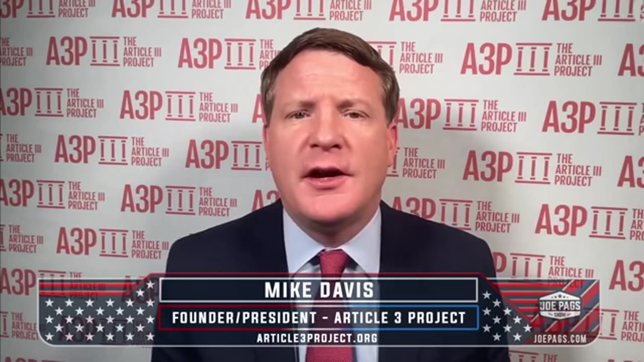 Mike Davis: "The election on November 5th will determine President Trump's legal fate."