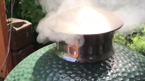 Egg smoking