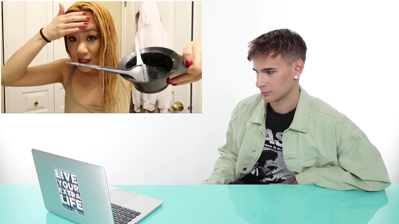 Hairdresser Reacts To Box Dye Bleach Fails