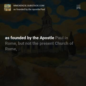 Founded by Paul, Not Peter