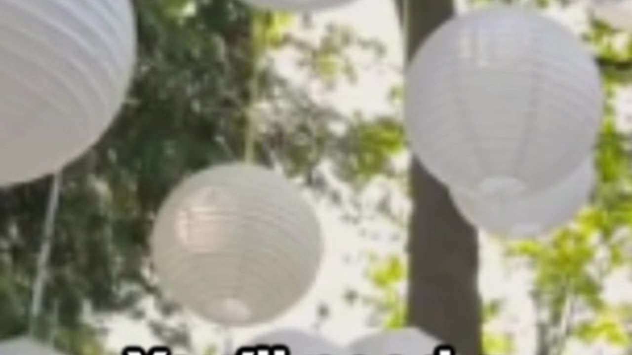Galaxy paper inspired lanterns