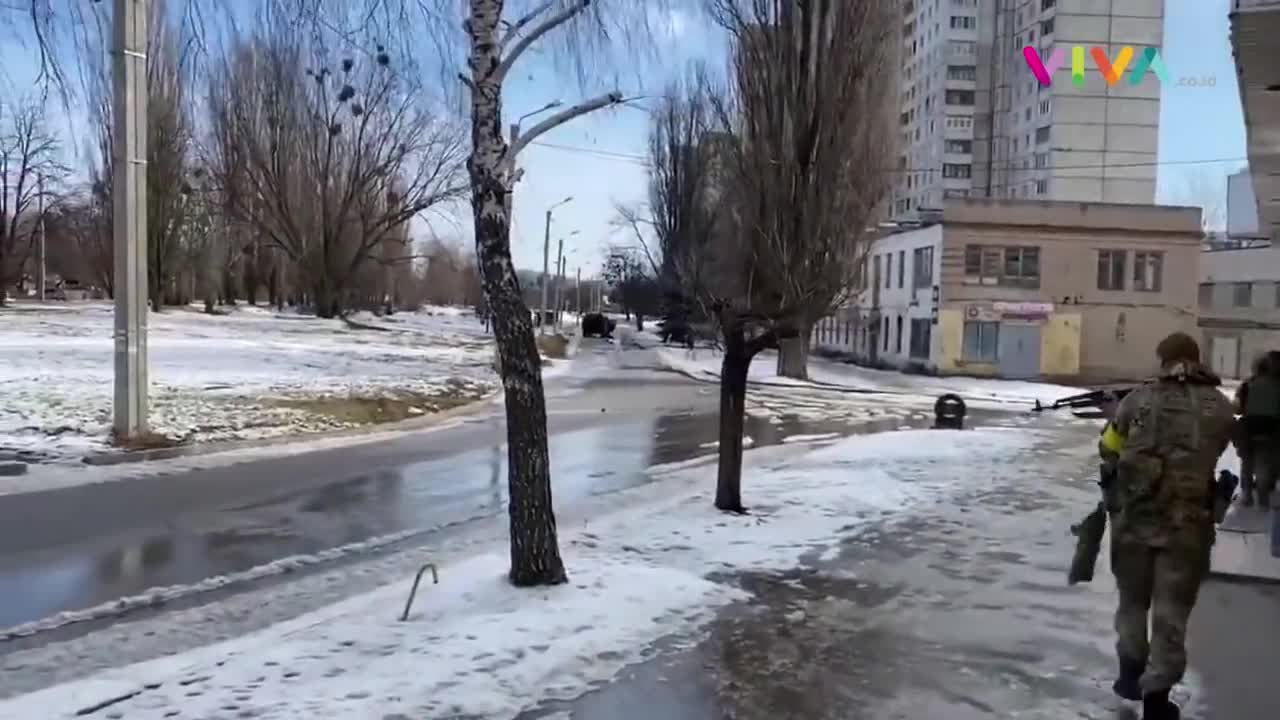 War breaks out in the streets of ukraine