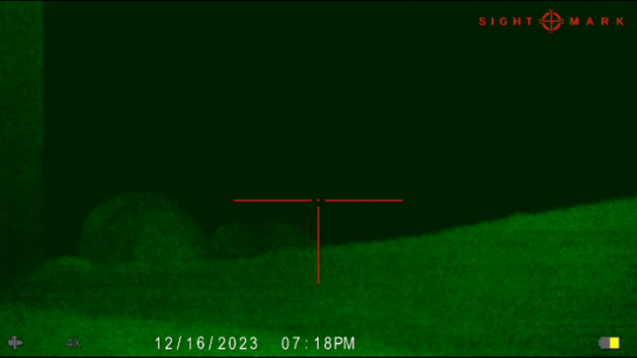 Testing out my new night vision scope