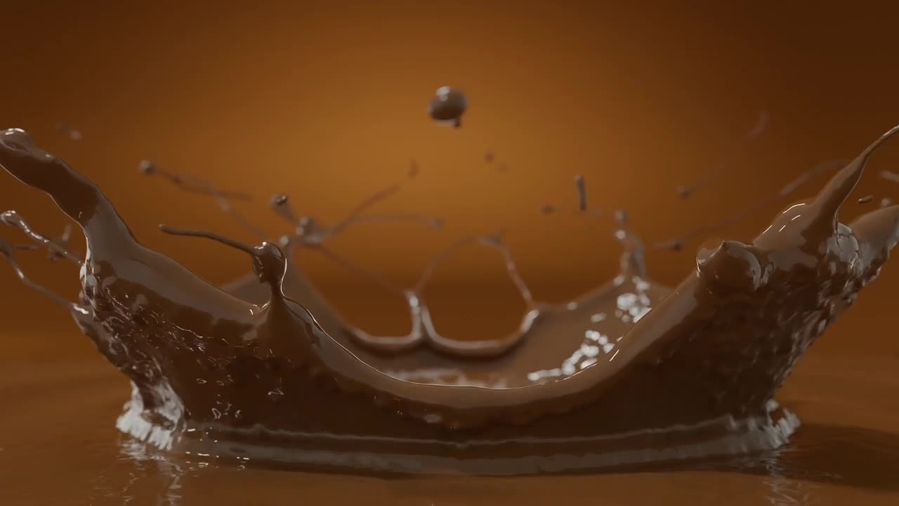 Amazing video water Milk chocolate amazing video 2022 Happy New Year