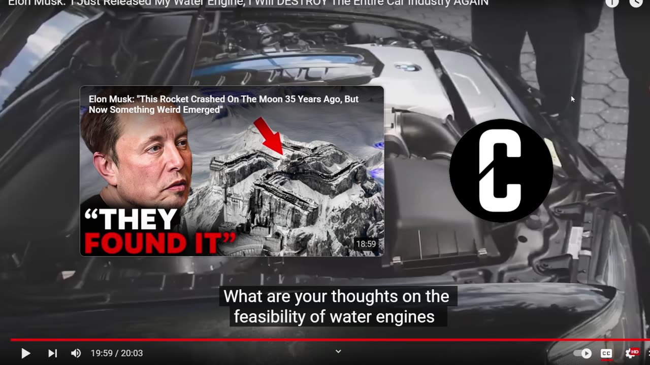 ELON MUSK IS RELEASING WATER-ENGINE ! Full livestream