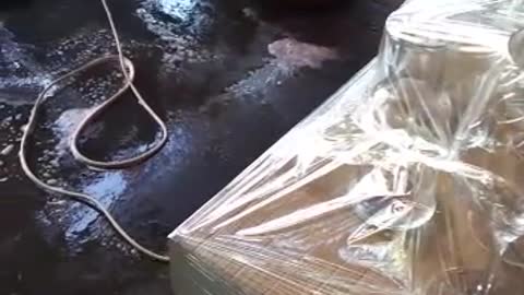 My first experience with a floor watching machine