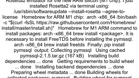 How to install pymssql module in Python 36