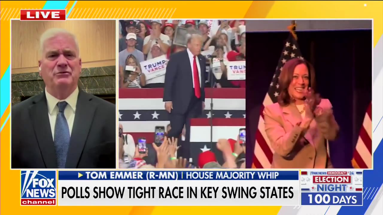 Tom Emmer reacts to Trump-Vance Minnesota rally on Fox and Friends