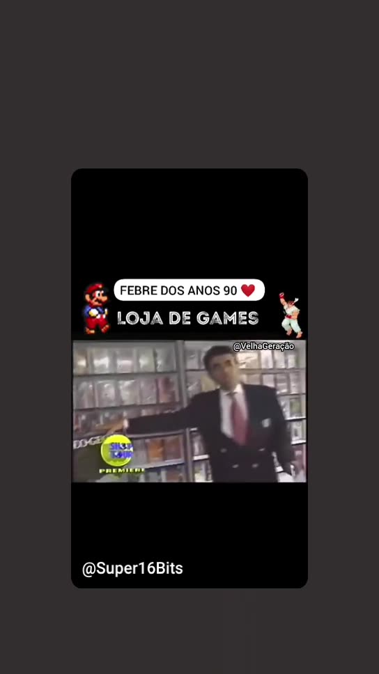 Video Game Store in the 90s in Brazil