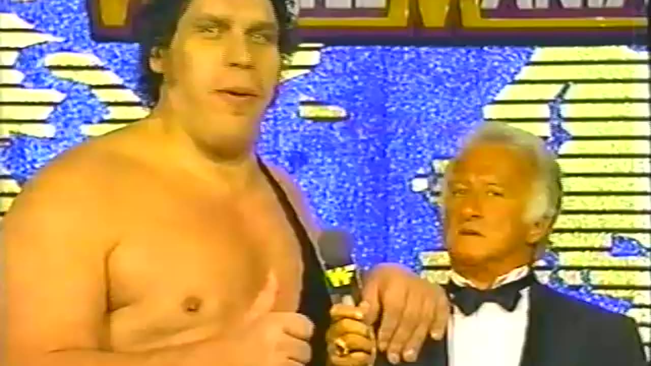 Andre the Giant vs Hulk Hogan Wrestlemania