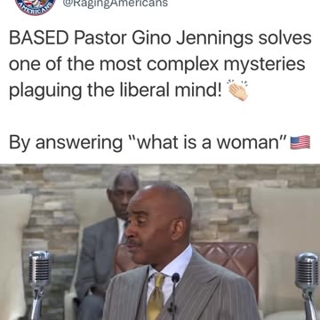 Based pastor solves the ultimate question! 👏🏻🇺🇸