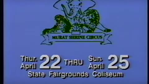 April 20, 1993 - Murat Shrine Circus in Indianapolis