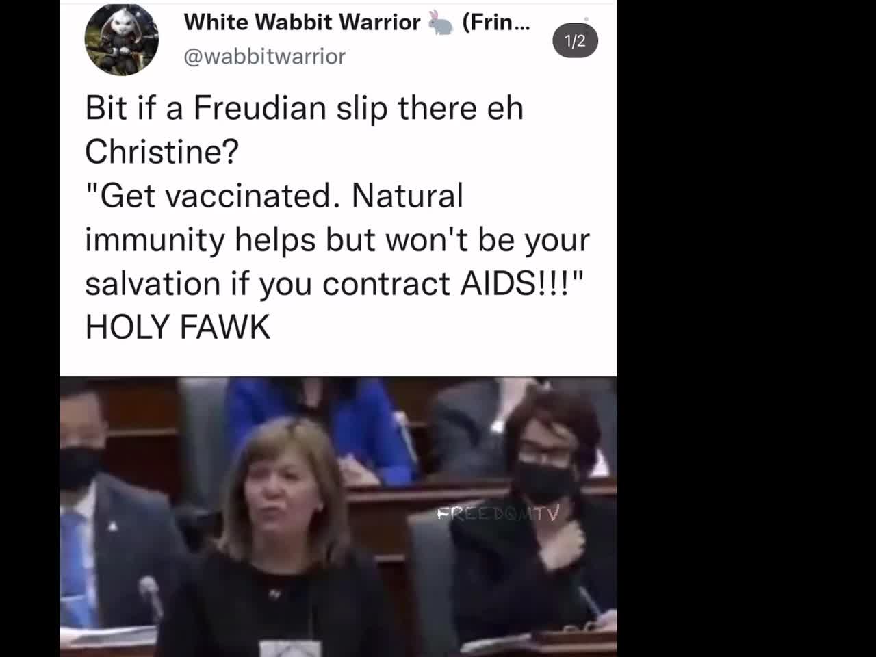 Aids slip up
