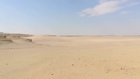 Morning Nature Desert In Wadi El Rayan