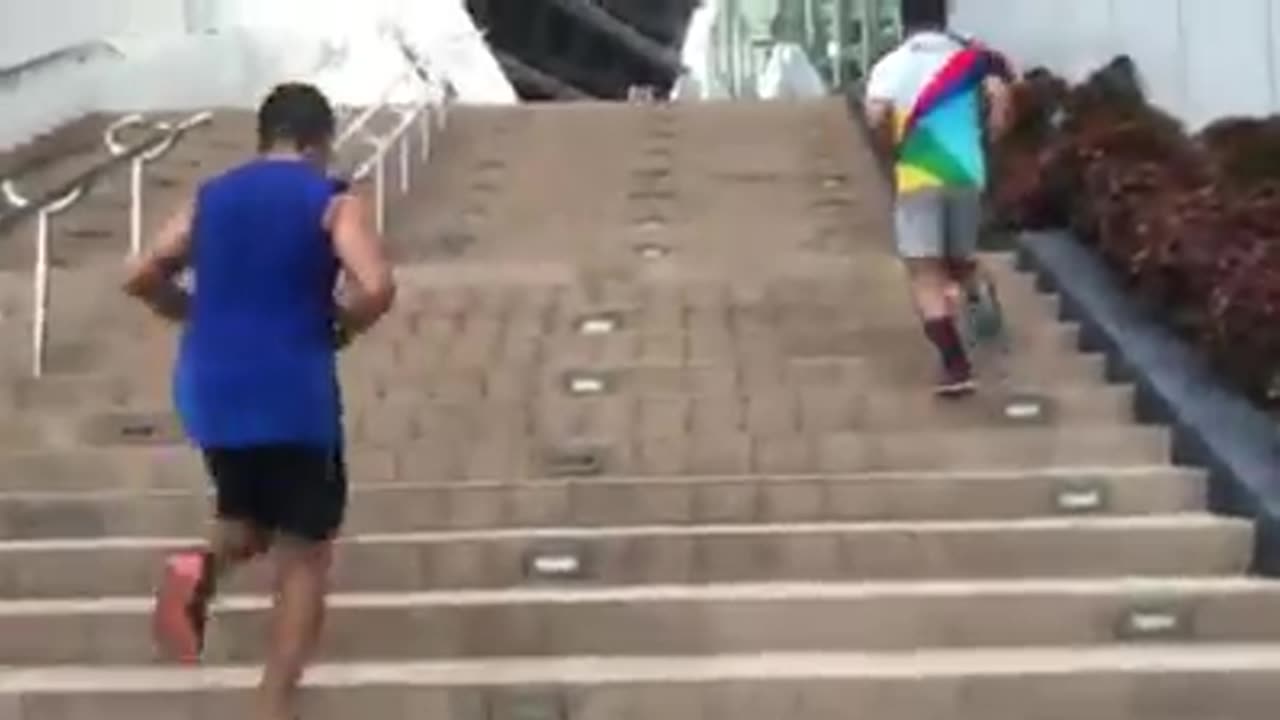 PHILIPPINE JHUN PLAZA ON STAIRS TRAINING- MANILA-PHILIPPINES