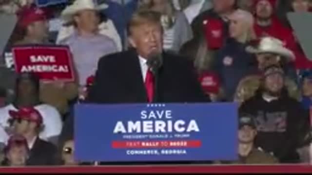 Save America' rally | Former President Donald Trump endorses Georgia Republican candidates