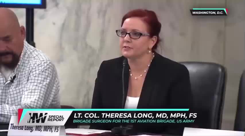 LE LIEUTENANT-COLONEL THERESA LONG, ALERTE SUR LA VACCINATION CONTRE LE COVID - 19