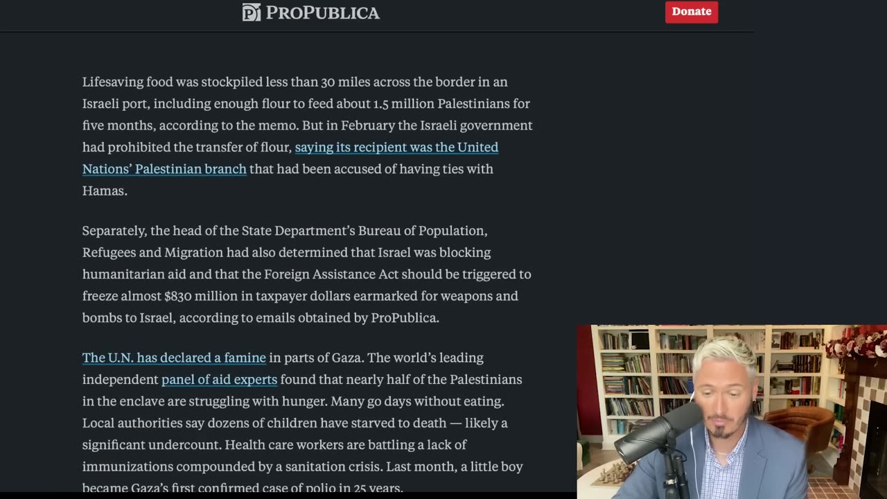 BOMBSHELL_ US LIED SO ISRAEŁ COULD STARVE PALESTINíANS _ The Kyle Kulinski Show