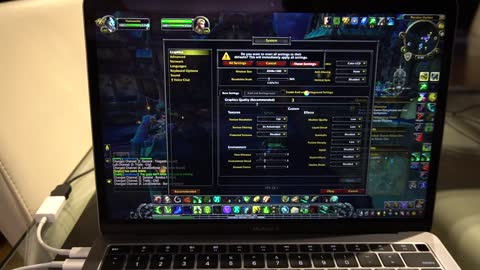 2019 Macbook Air i5, 16G - World of Warcraft gaming review