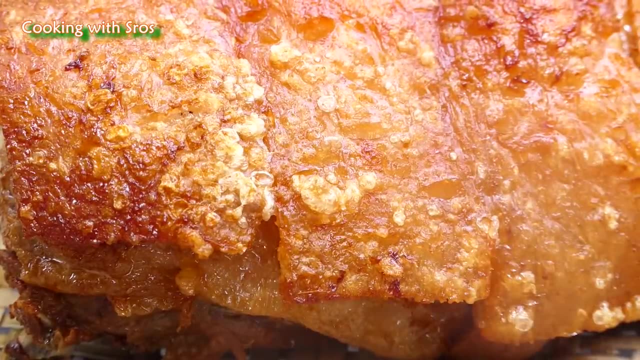 Yummy Crispy Pork Frying Recipe - Crispy Pork Cooking - Cooking With Sros