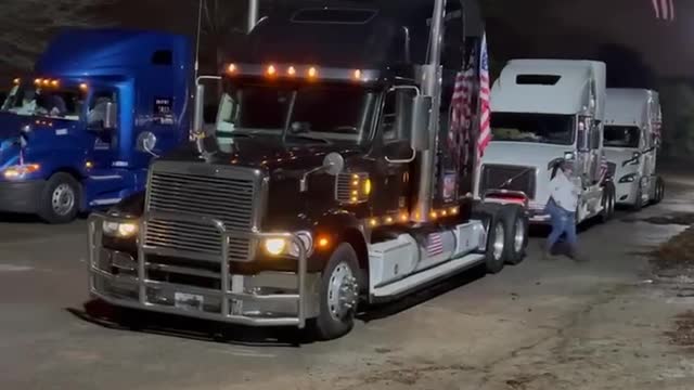 Truckers US Convoy Freedom Convoy South Carolina