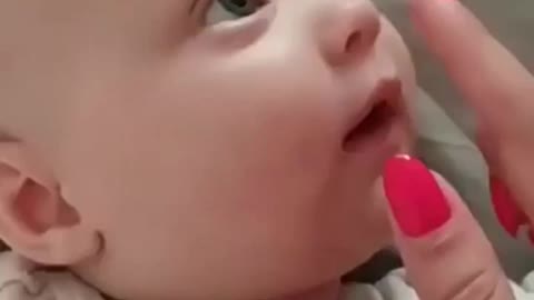 Cute Baby fall fall in sleep