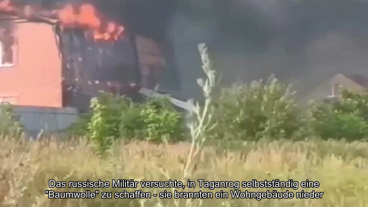 Das russische Militär versuchte, in Taganrog selbstständig eine "Baumwolle" zu schaffen - sie brann