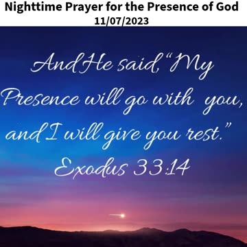 Nighttime Prayer for the Presence of God #youtubeshorts #grace #jesus #mercy #faith #fyp #bless #joy