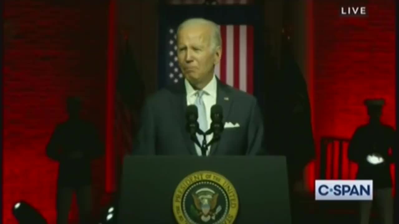 JOE BIDEN: "Too much of what's happening in our country today is not normal. Donald Trump