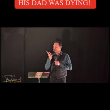 His dad was dying in the ICU and Jesus healed him !