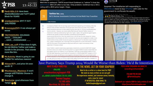 2022-04-14 13:00 EDT - "You Don't Say? Gang": with Nurse Nett, No Regerts, Maj WTF & more