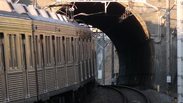 Denintoshi-Tokyu line with tunnels