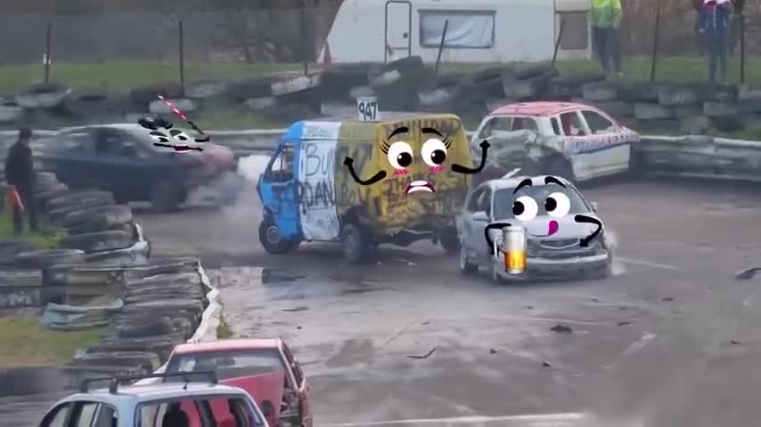 Police Car Doodle Chases Drunk Car | Lucky Doodles