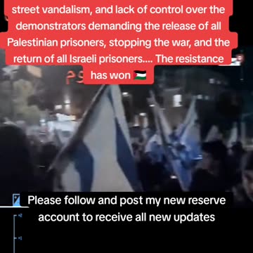 See what happened on the streets of Tel Aviv