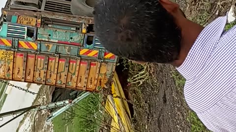 Truck accident near dharbhanga highway