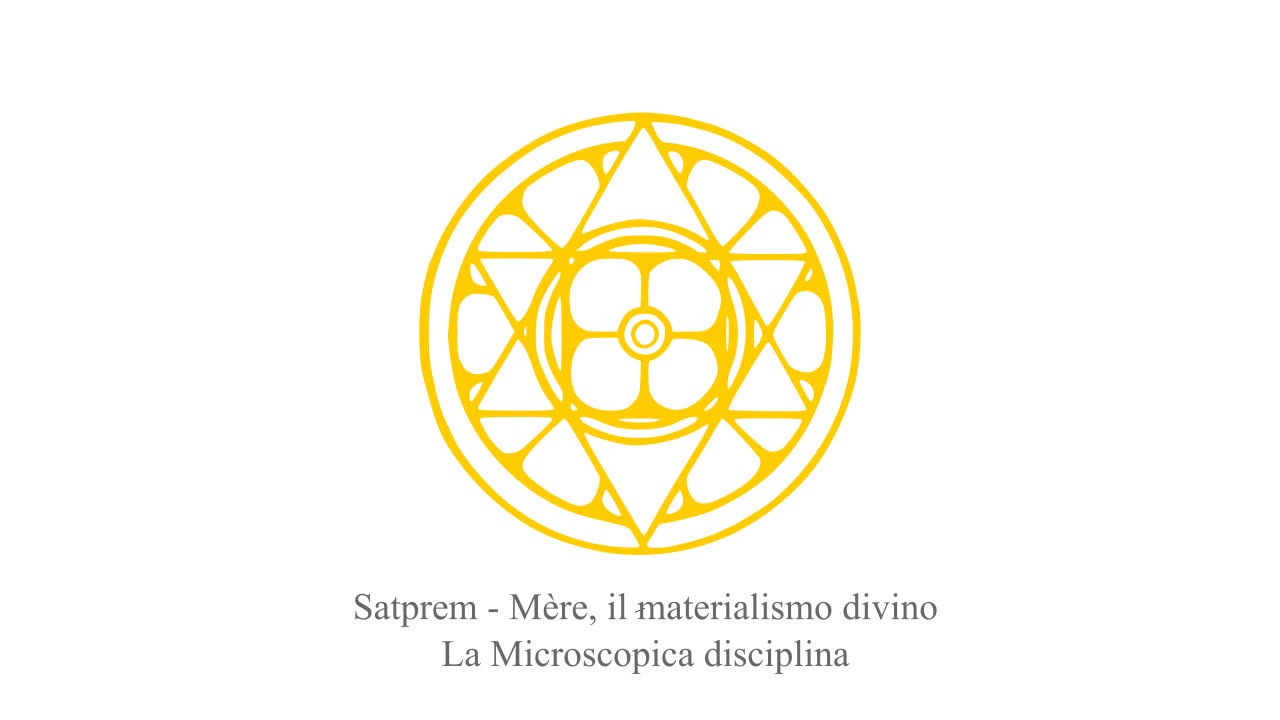 LIVE 2024-12-01 - Il Materialismo Divino - La Microscopica disciplina