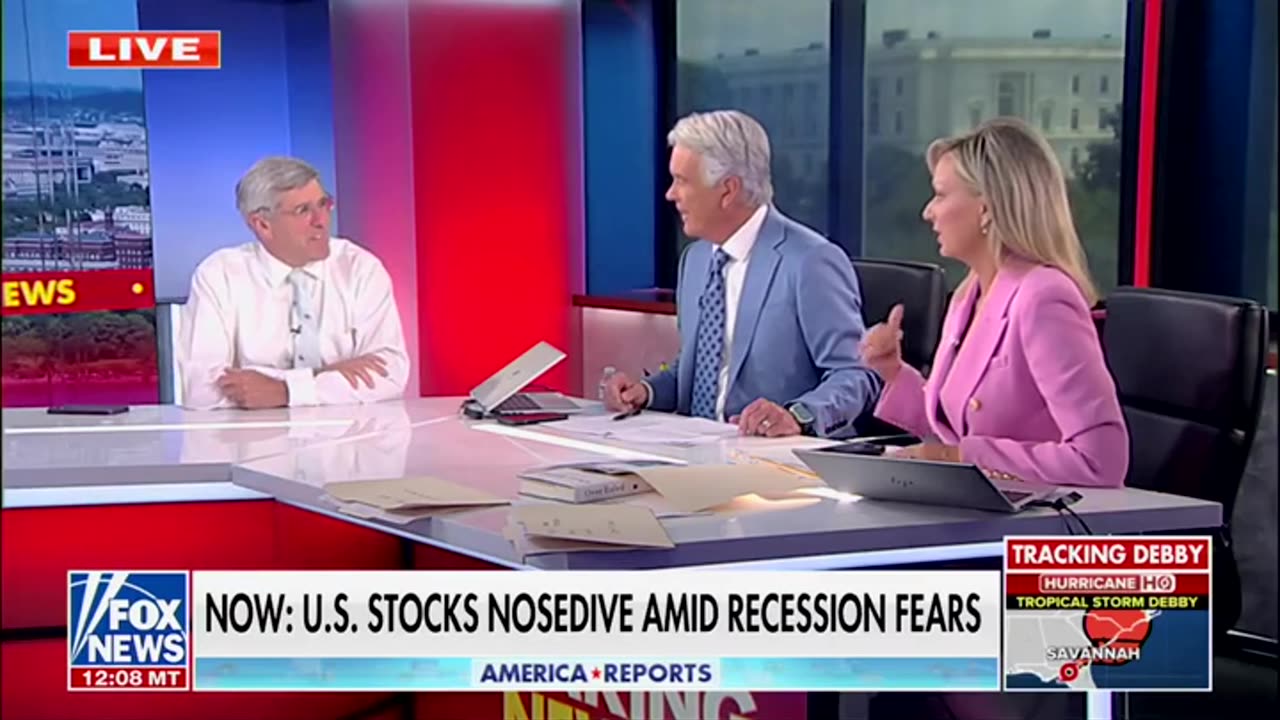 Steve Moore Says American Public Are 'Worried' About Harris Agenda Amid Market Downward Spiral