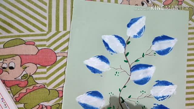 DIY Onion printing art and craft