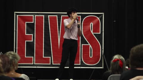 Maxlee James sings Any Day Now Elvis Week 2024