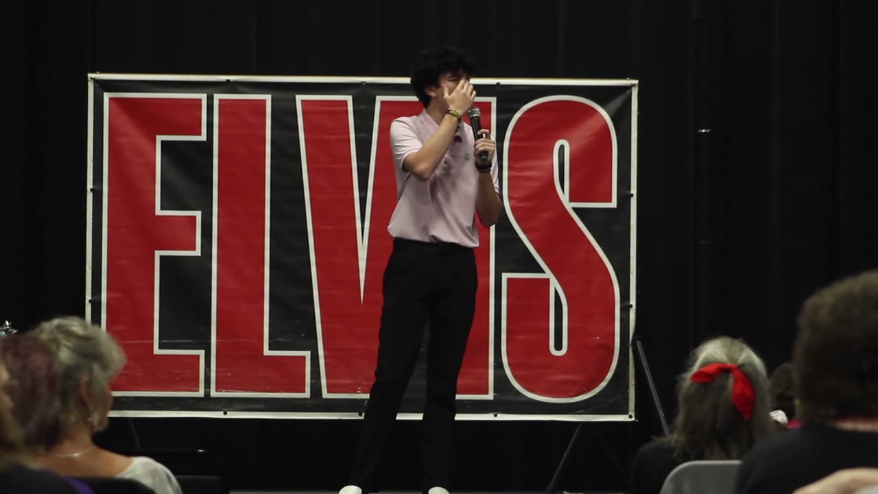 Maxlee James sings Any Day Now Elvis Week 2024