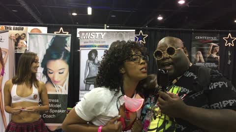 Misty Stone with Big Will Exxxotica Expo Chicago IL