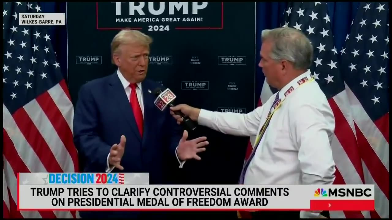 Donald Trump just doubled down on his derogatory comments regarding Medal of Honor