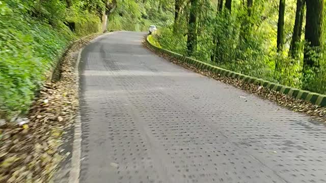 A Beautiful Natural Hill Road