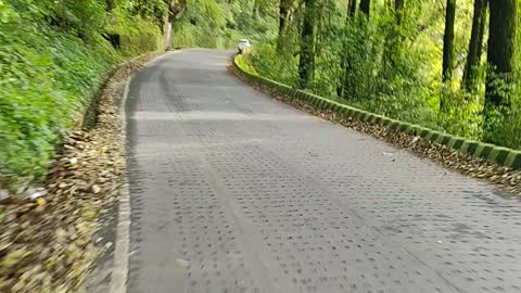 A Beautiful Natural Hill Road