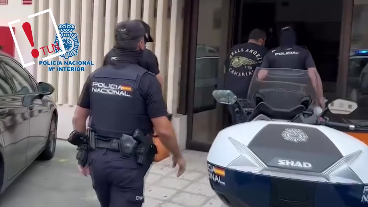 Detenidos seis miembros del capítulo Canary Islands de la banda motera Hells Angels