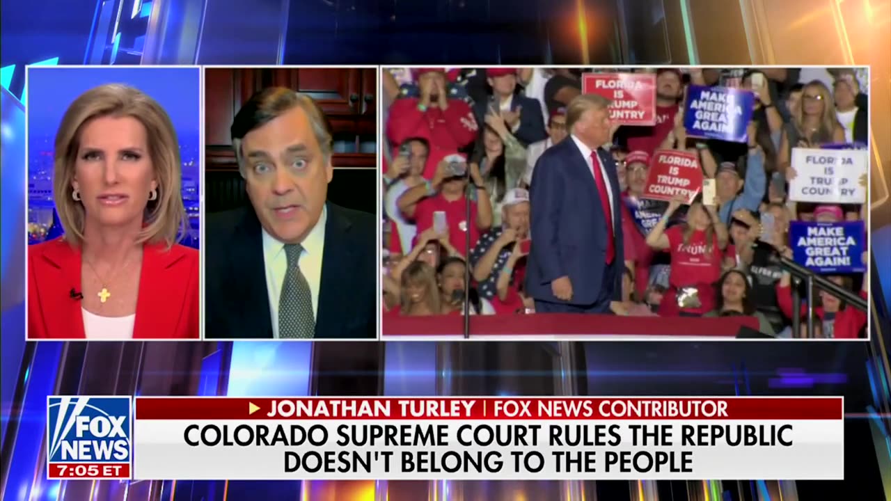 'Chilling': Turley Breaks Down Why Trump Disqualification Ruling Is A 'Slippery Slope'